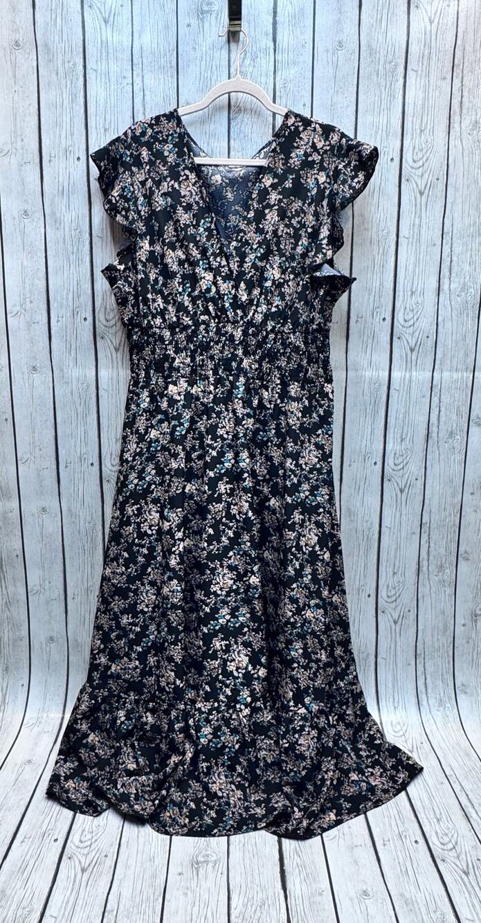 NWOT Shein Floral Ruffle Dress Size 2XLg